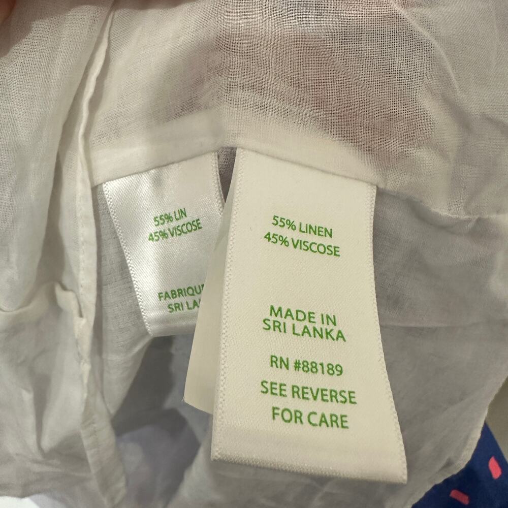 S Lilly Pulitzer Novella Blue Square Sleeveless Ruffle Dress - Picture 5 of 7